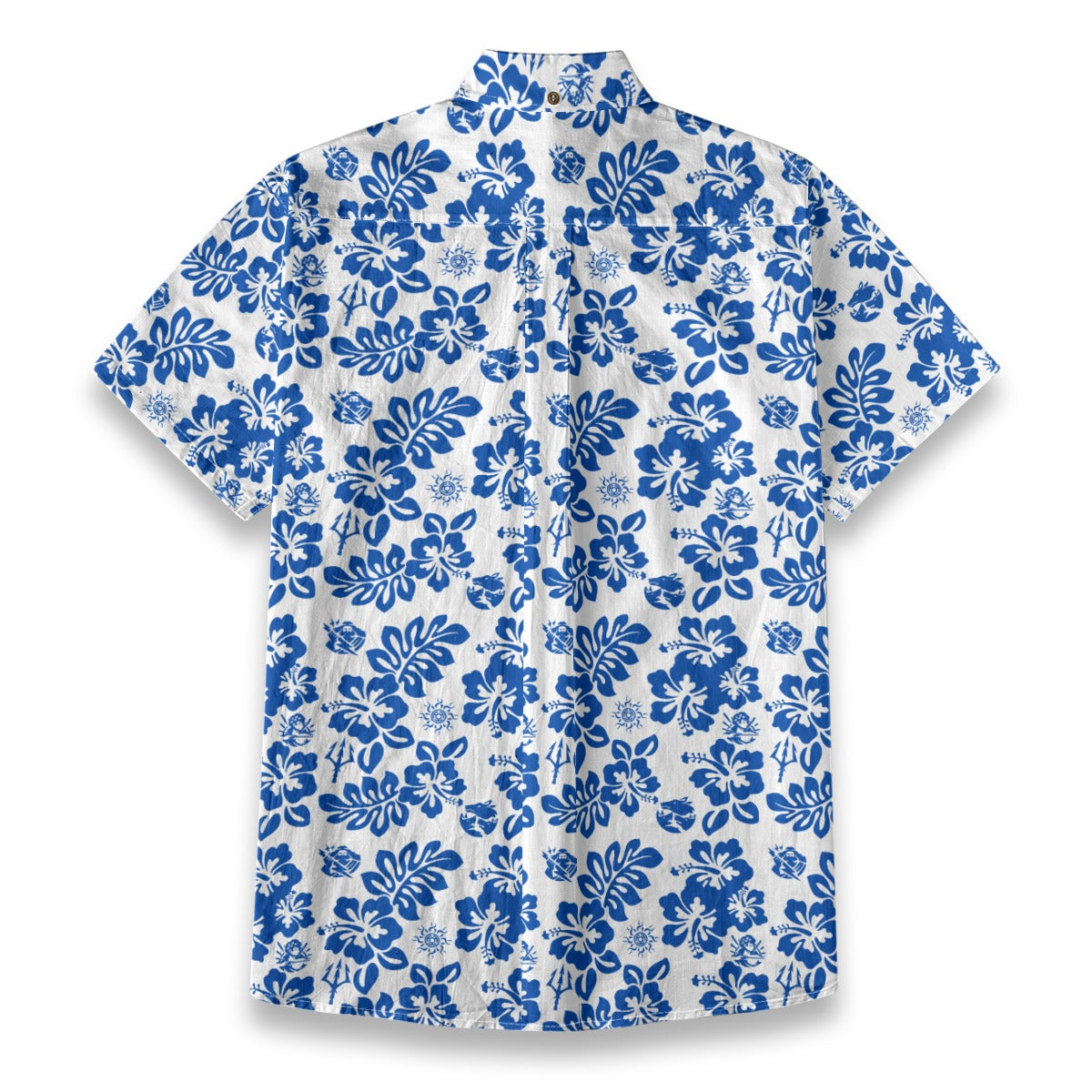 Aegean Blooms - Men's Cotton Shirt