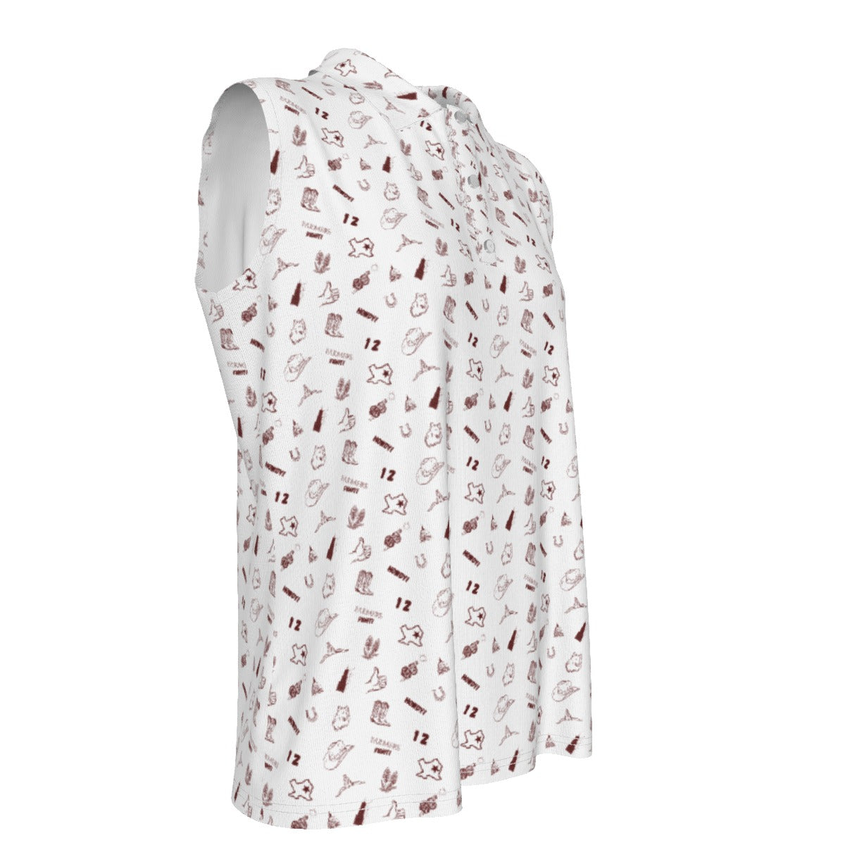 Farmer's Fight White - Women's Sleeveless Polo