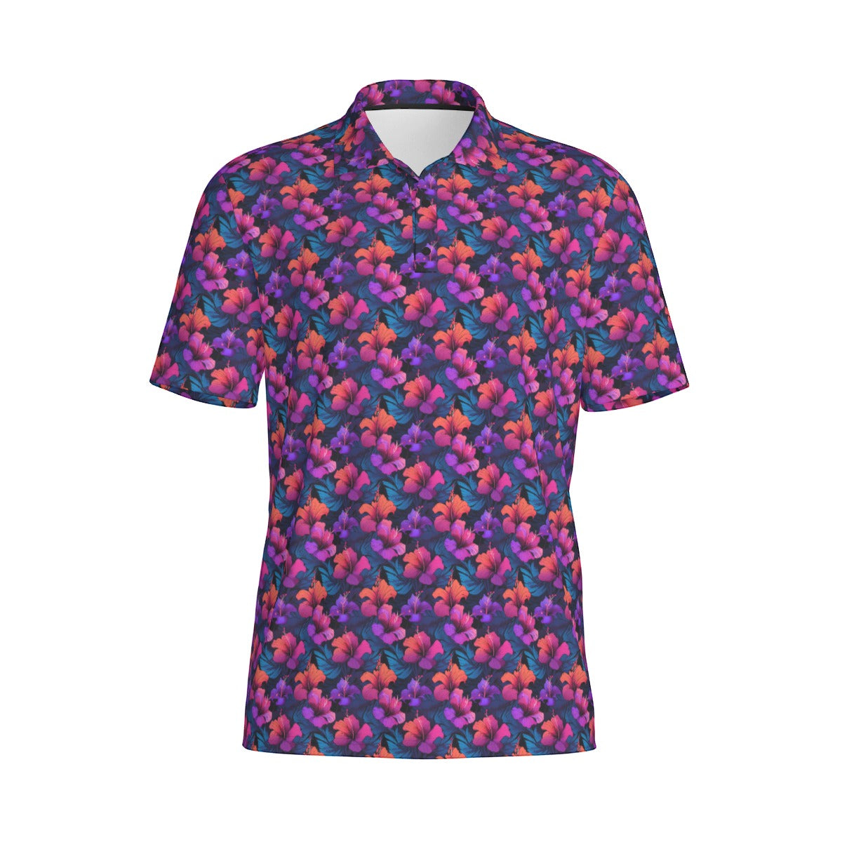 Hibiscus Vibes - Men's Polo Shirt