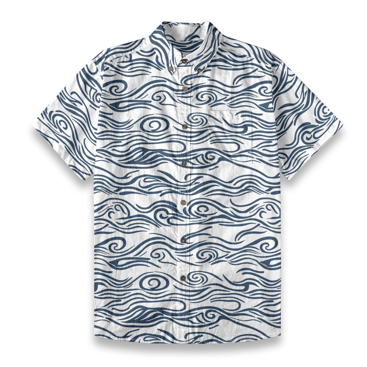 Cycladic Sea - Men's Cotton Shirt