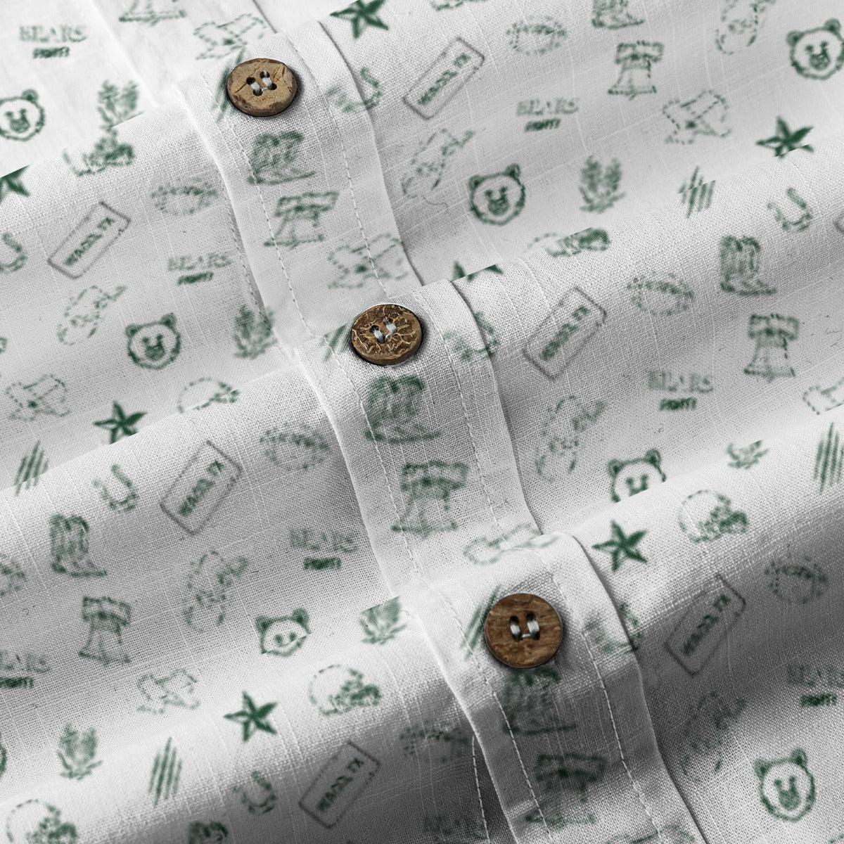 Bears Fight - Men's Cotton Shirt