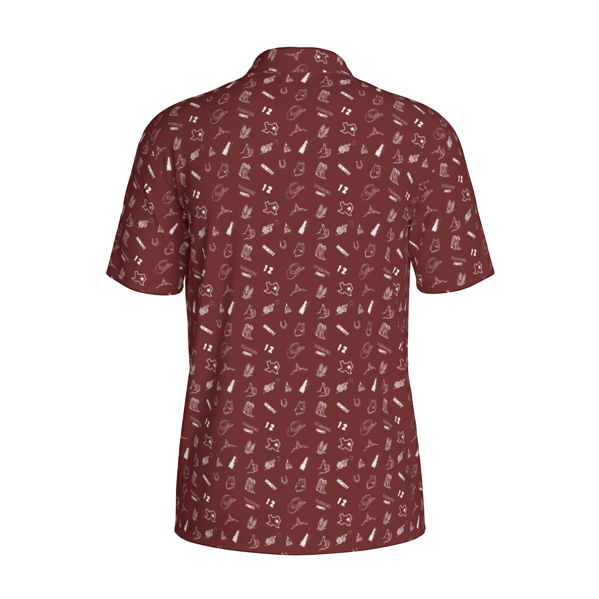 Farmers Fight - Maroon - Men's Polo Shirt