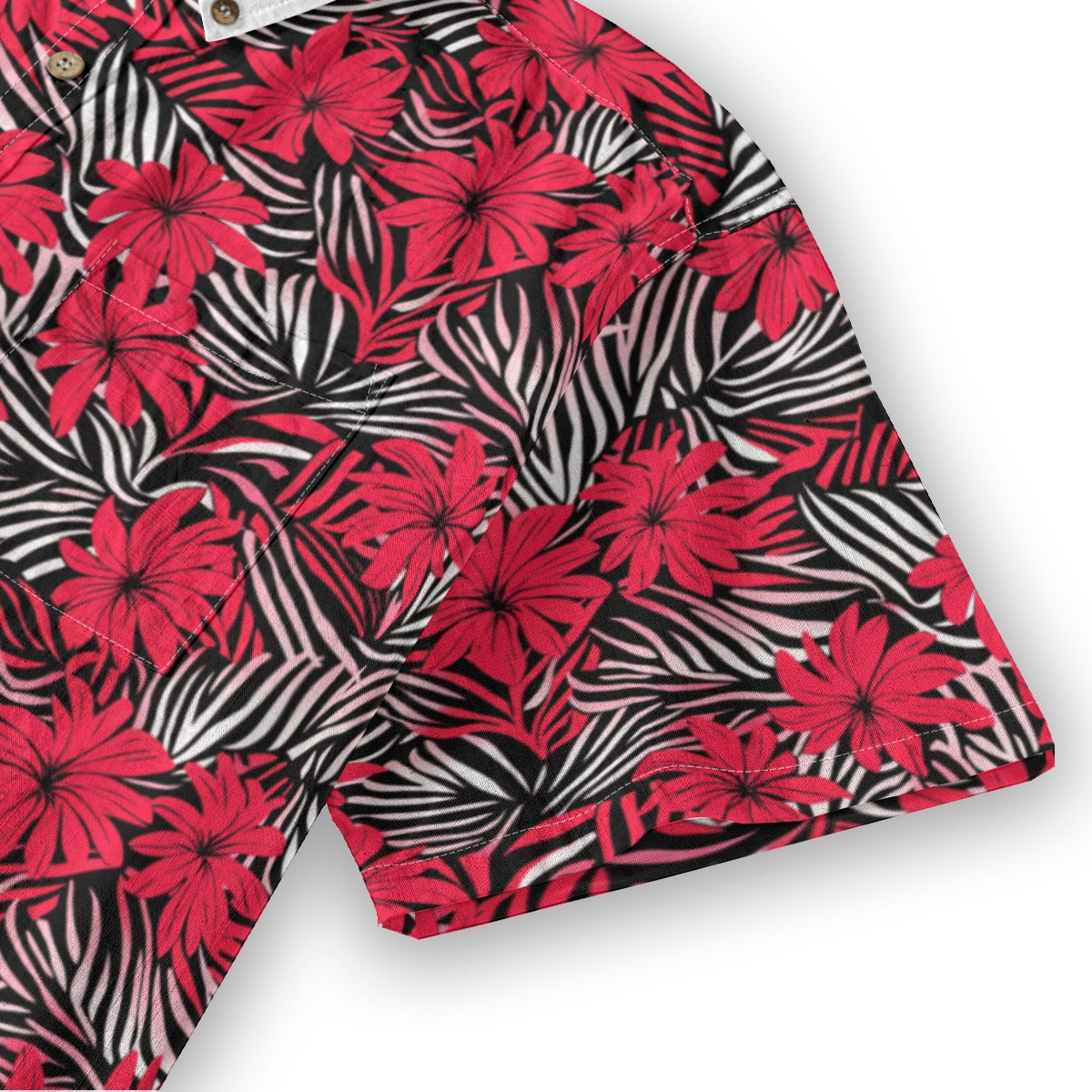 Red Hawaii - Men's Cotton Shirt