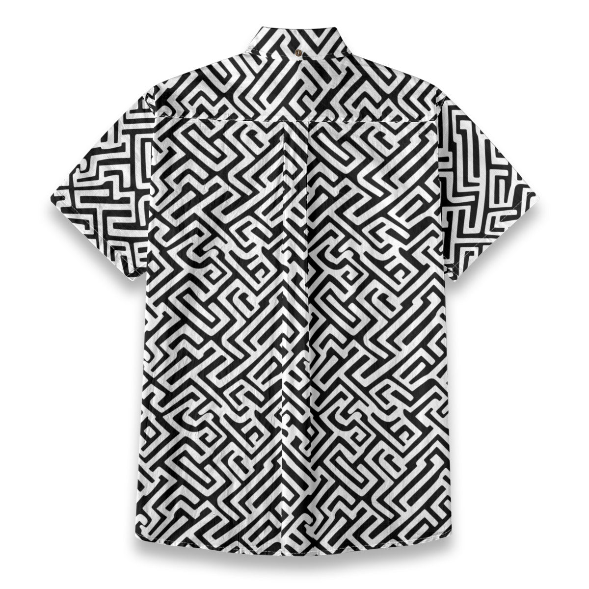 Meandering in Mykonos - Men's Cotton Shirt