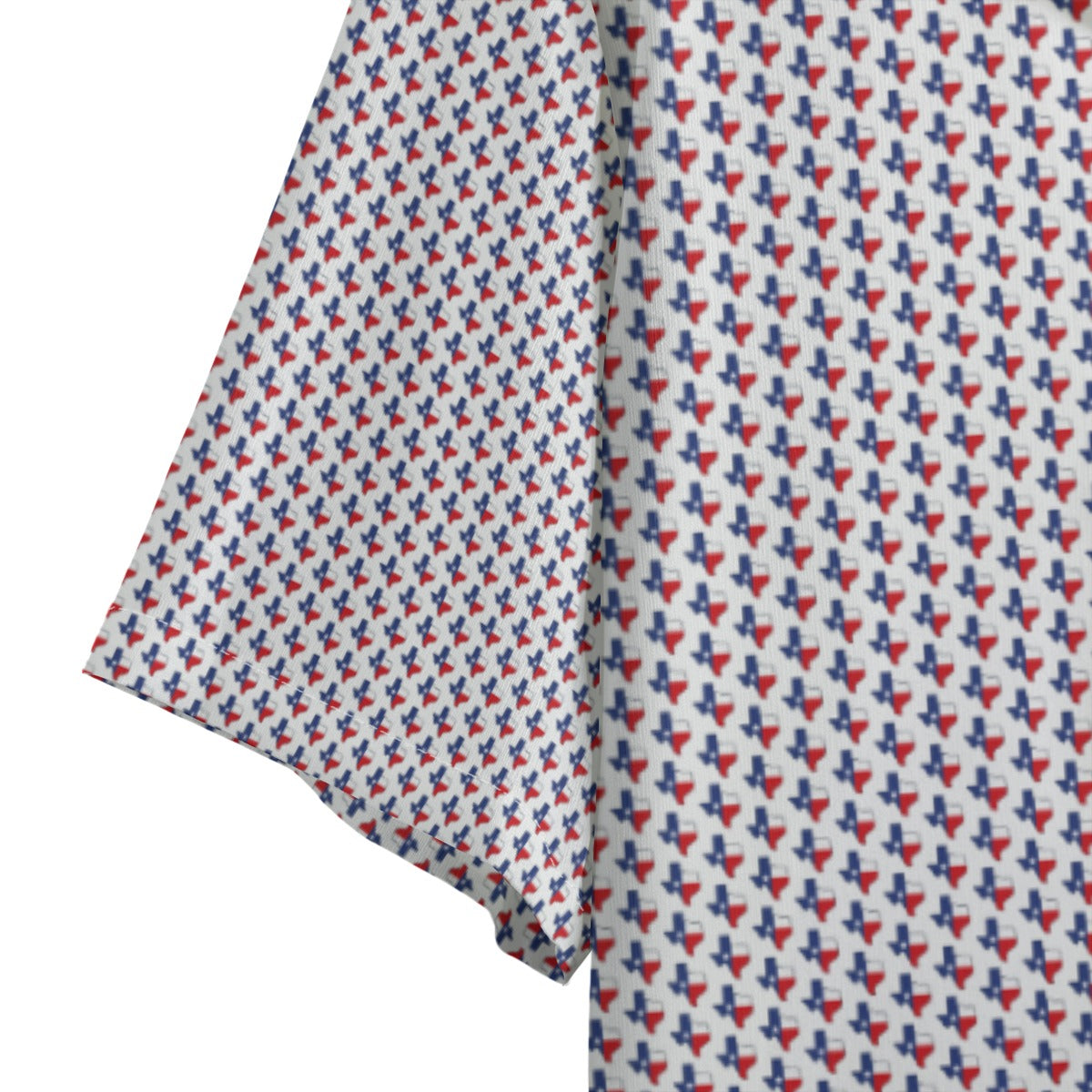Lone Star White - Men's Hawaiian Shirt