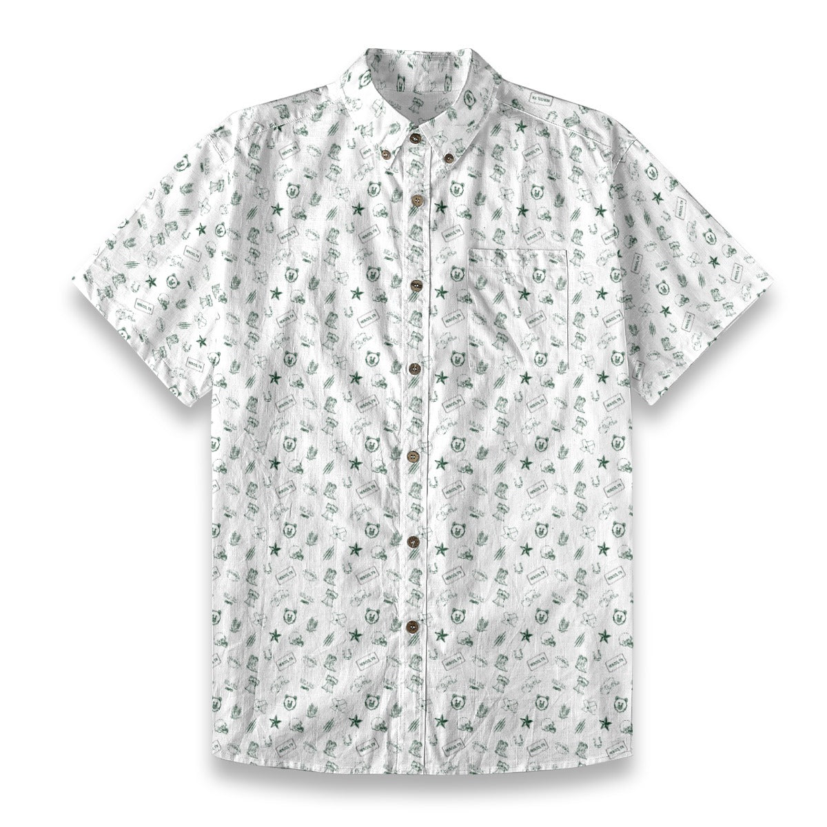 Bears Fight - Men's Cotton Shirt