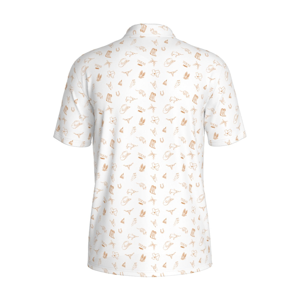 Texas Fight - White - Men's Polo Shirt