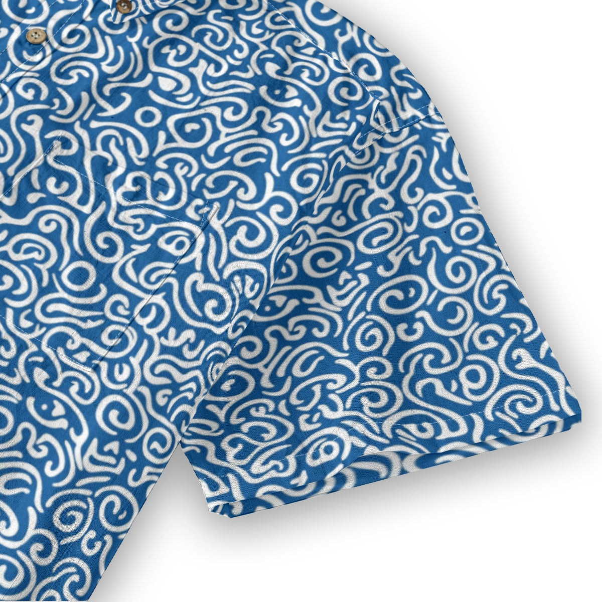 Poseidon's Wave - Men's Cotton Shirt