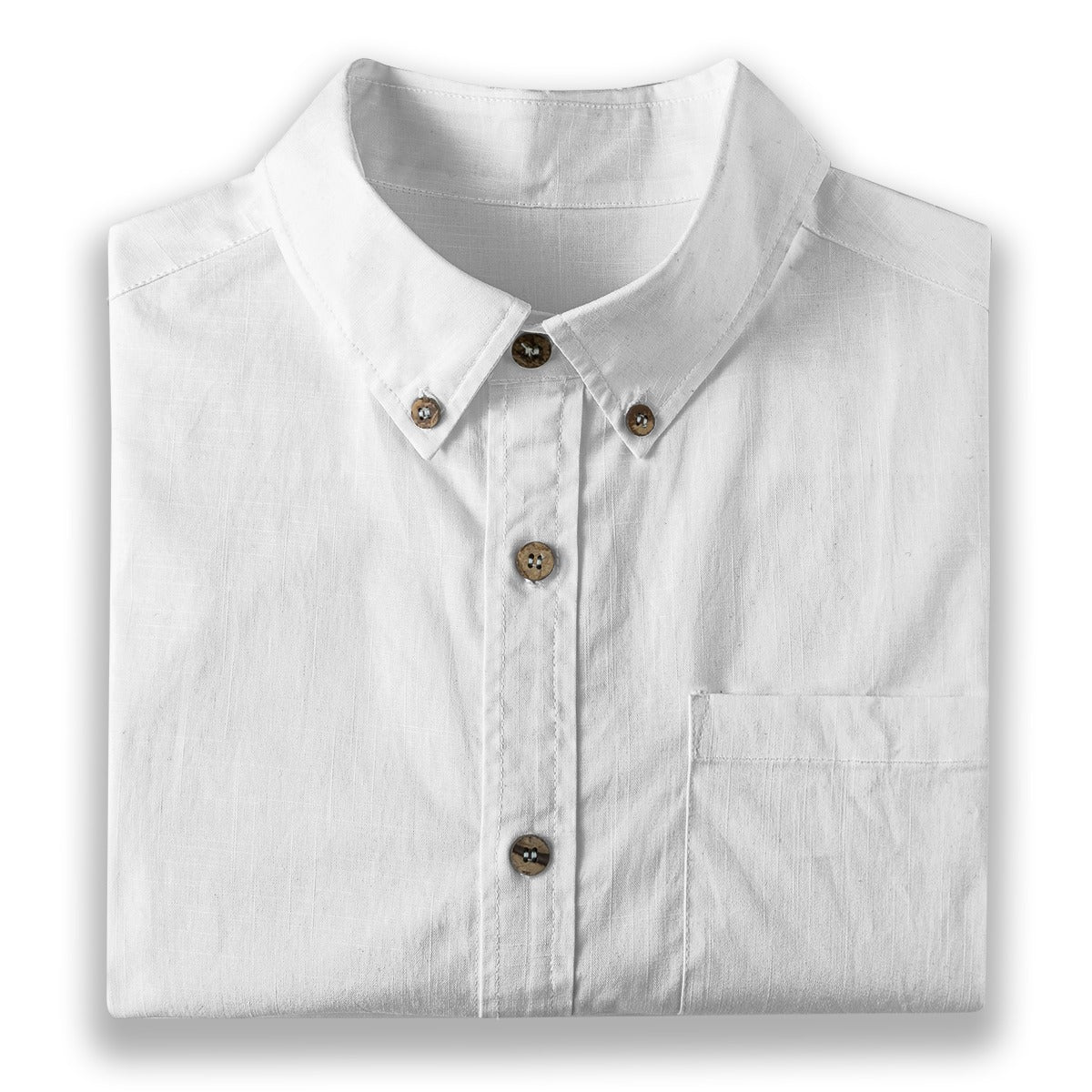Aegean Blue - Men's Cotton Shirt