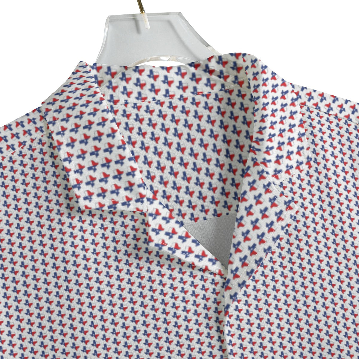 Lone Star White - Men's Hawaiian Shirt