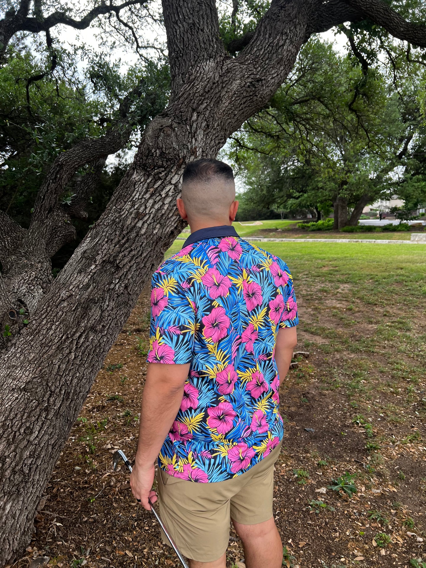 Island Blossoms - Men's Polo Shirt