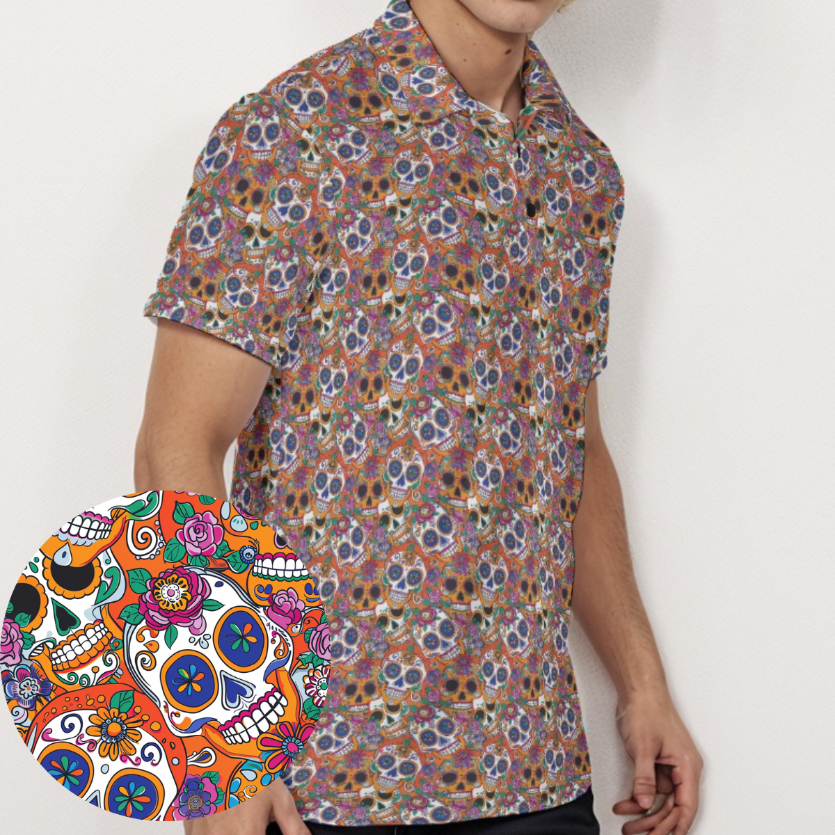 Calaveras - Men's Polo Shirt