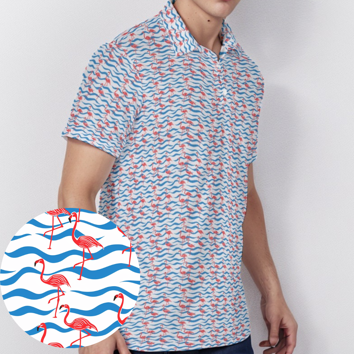 Flapper Flock - Men's Polo Shirt