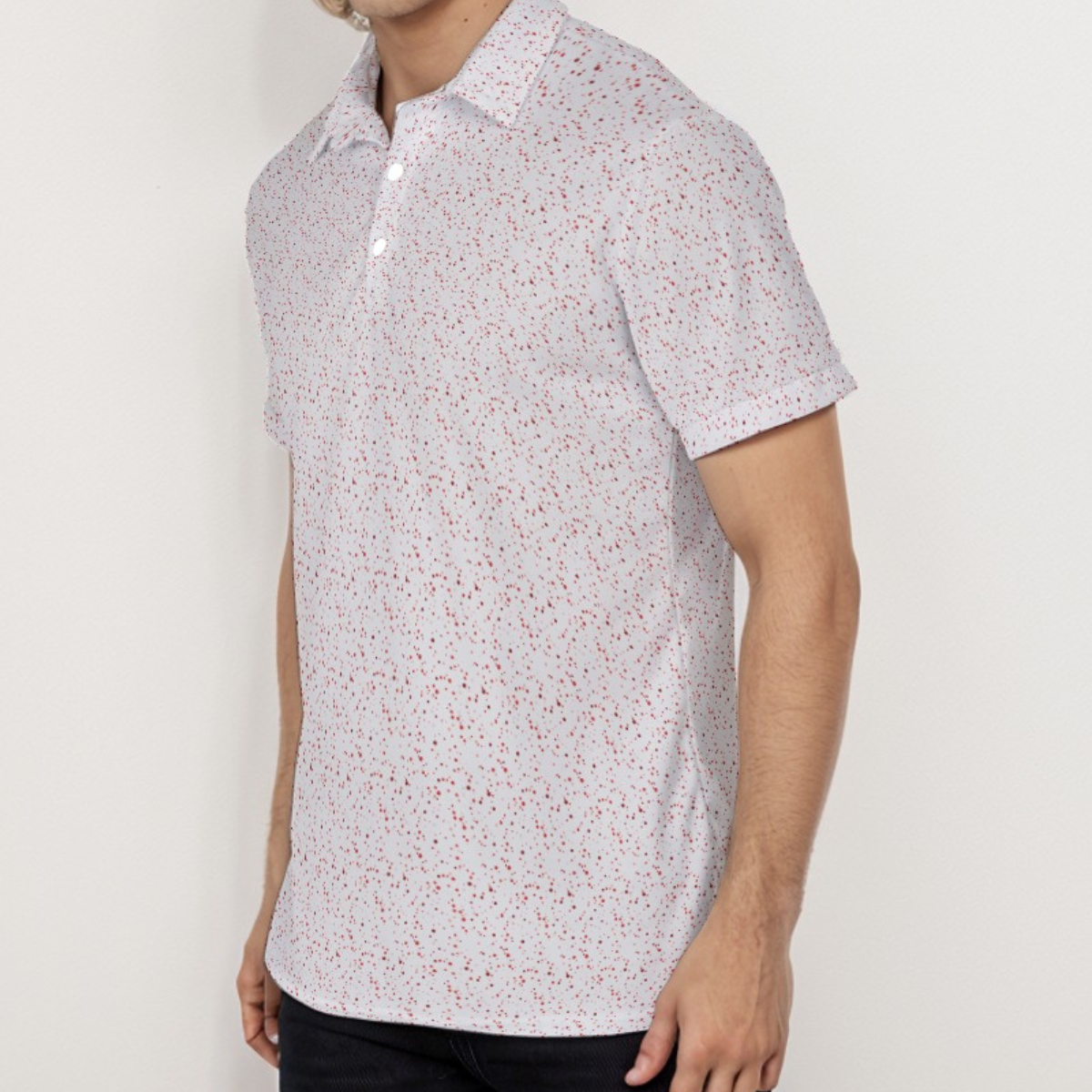 Red Hot Round - Men's Polo Shirt