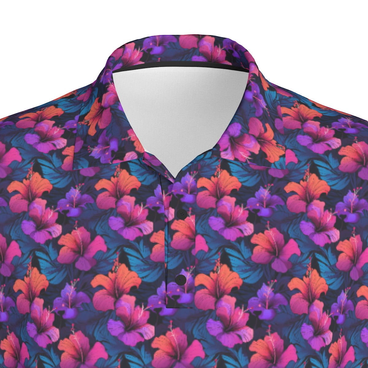 Hibiscus Vibes - Men's Polo Shirt