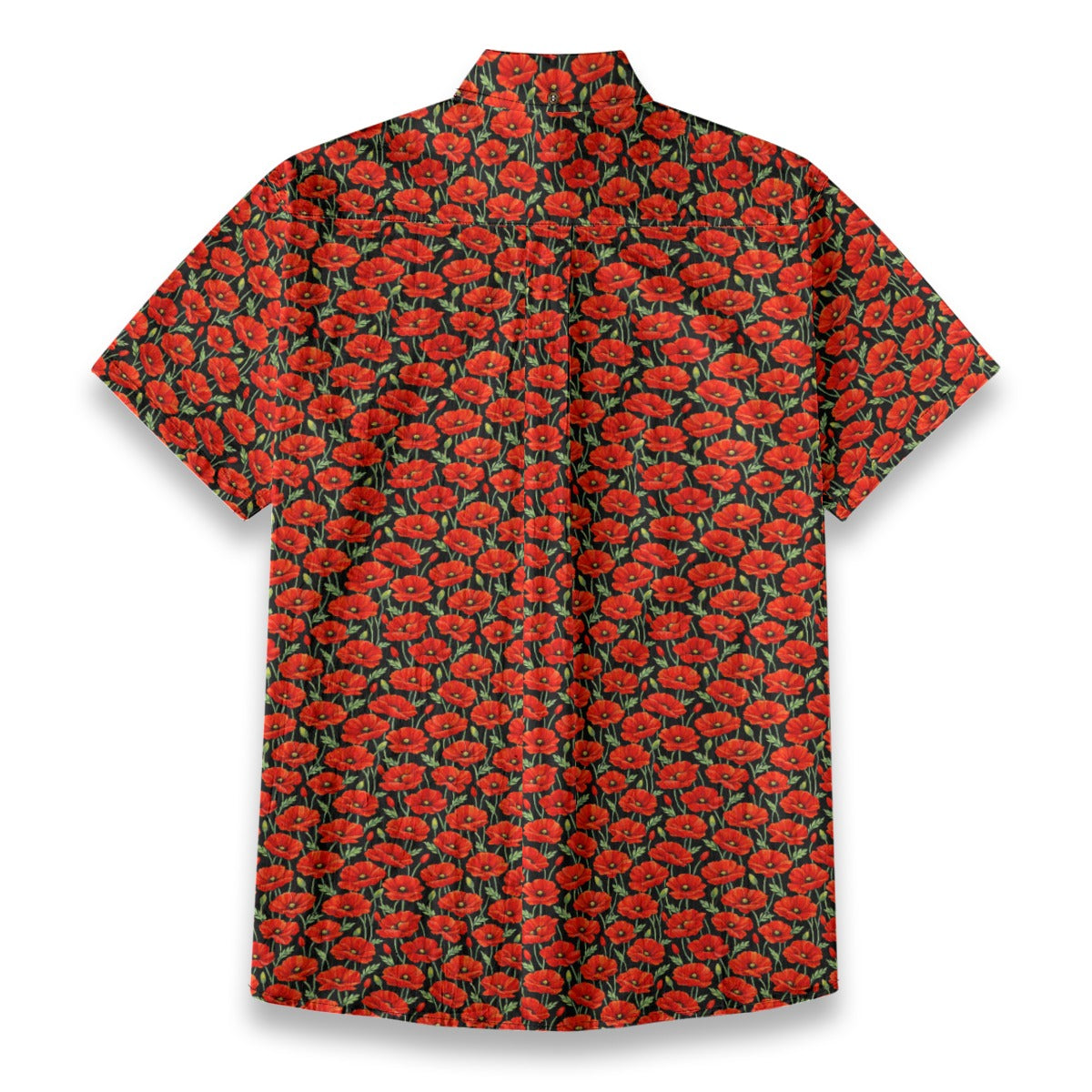 Red Poppy - Men's Cotton Shirt
