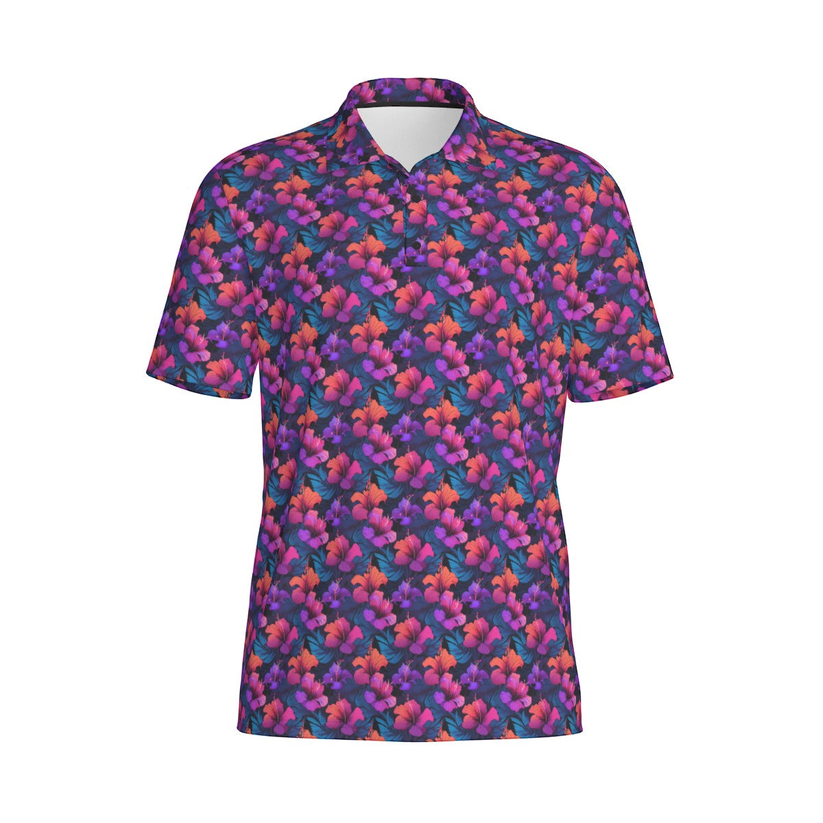 Hibiscus Vibes - Men's Polo Shirt