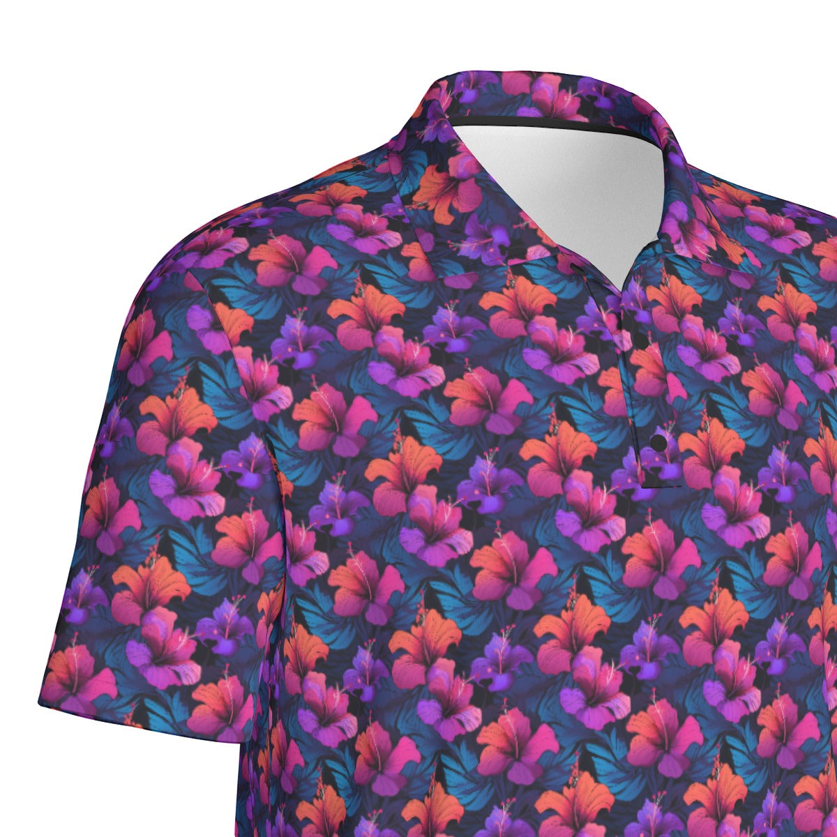 Hibiscus Vibes - Men's Polo Shirt