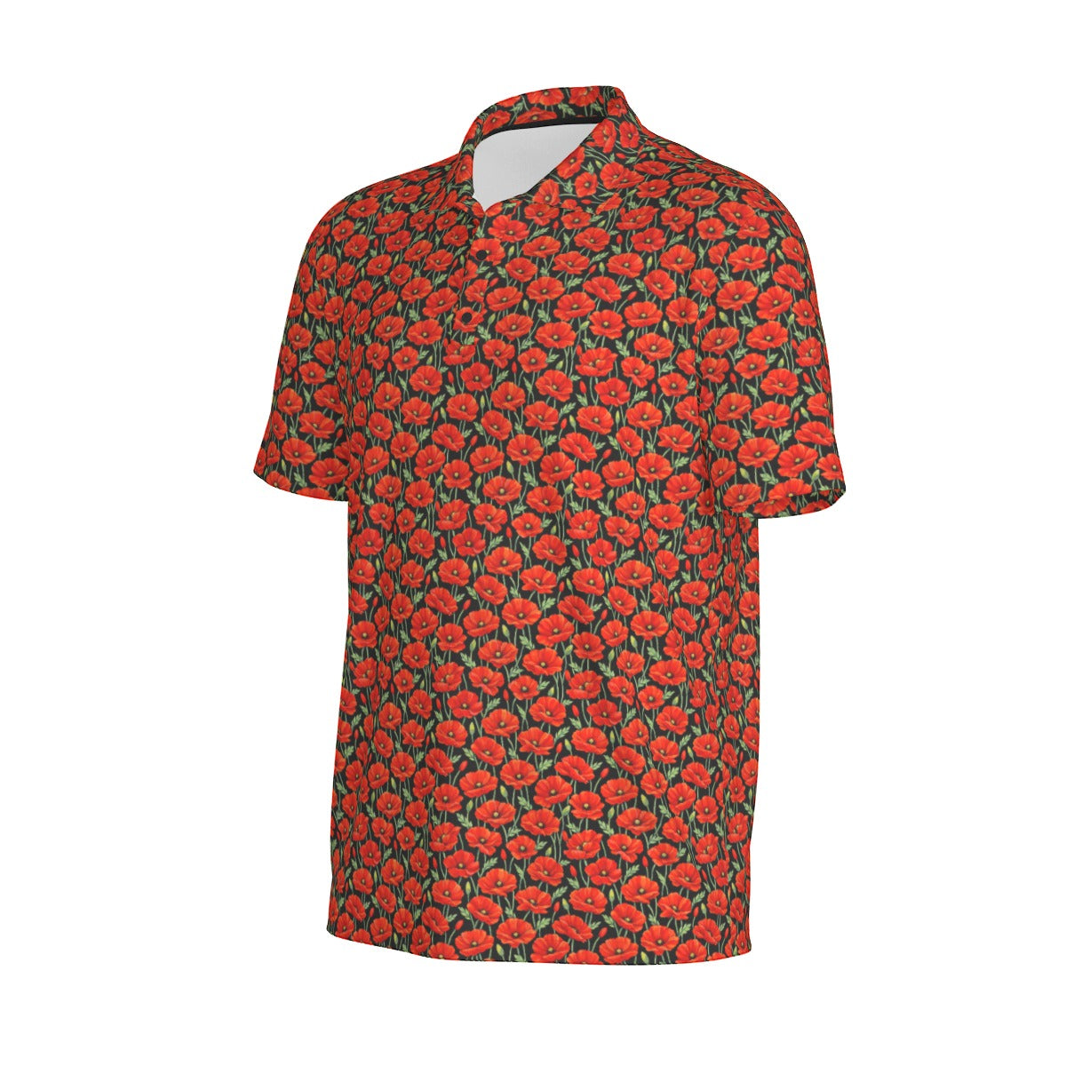 Red Poppy - Men's Polo Shirt
