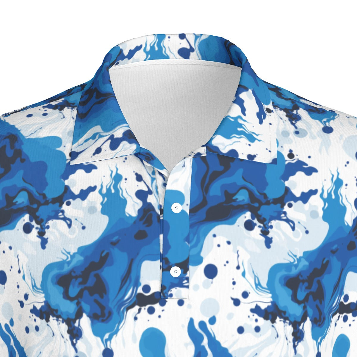 Wave on Wave - Men's Polo Shirt