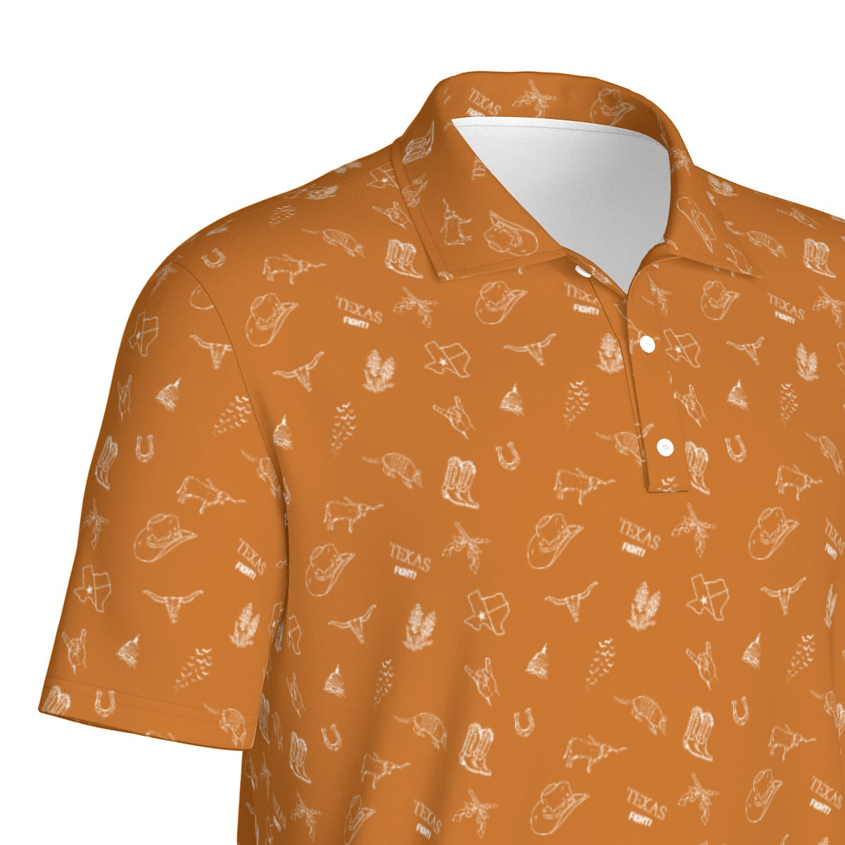 Texas Fight Orange - Men's Polo Shirt