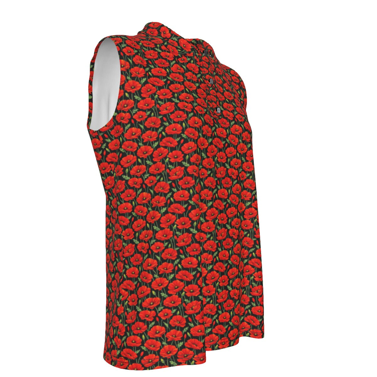 Red Poppy - Women's Sleeveless Polo
