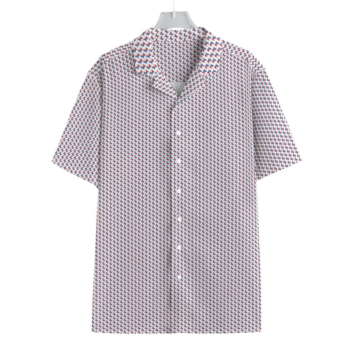 Lone Star White - Men's Hawaiian Shirt