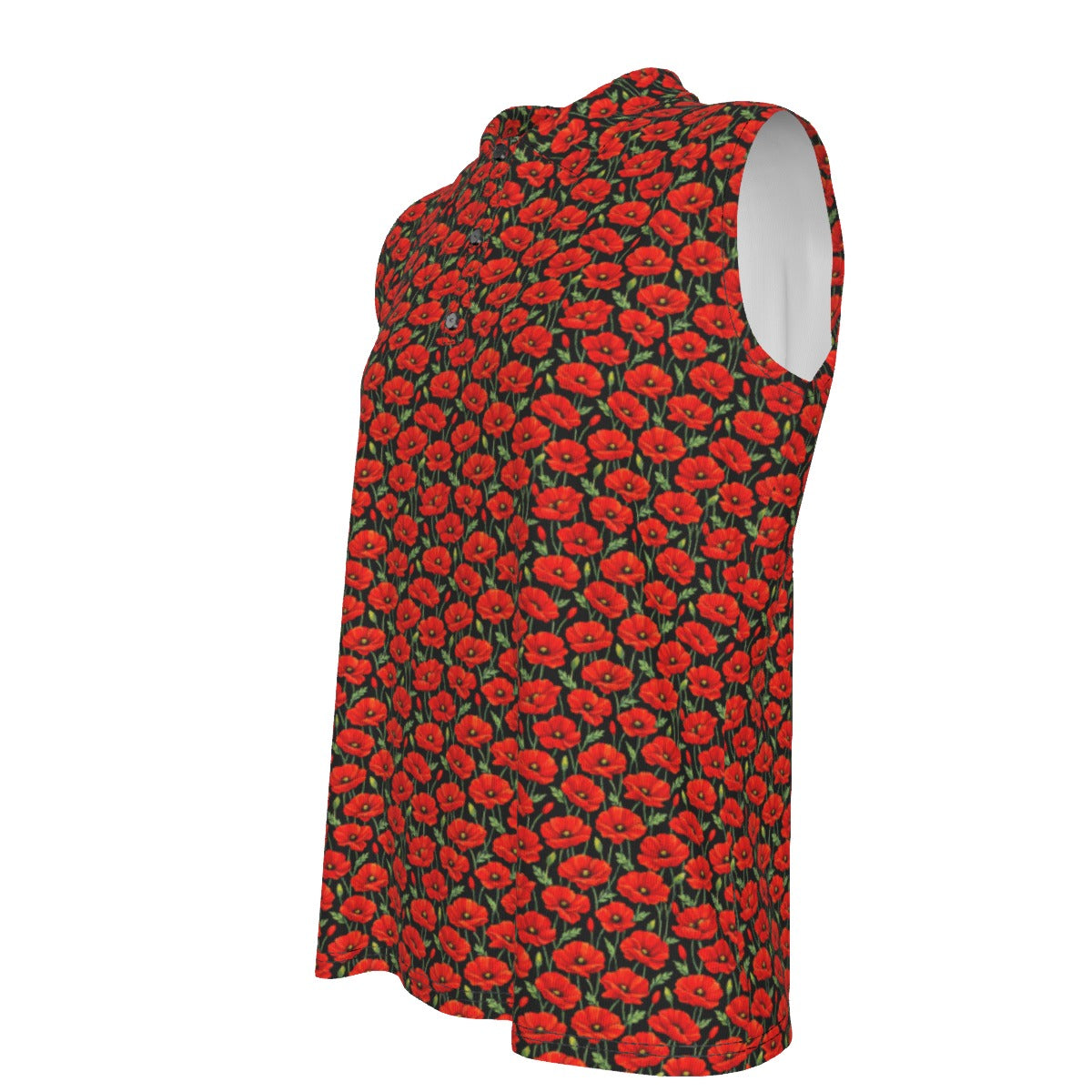Red Poppy - Women's Sleeveless Polo