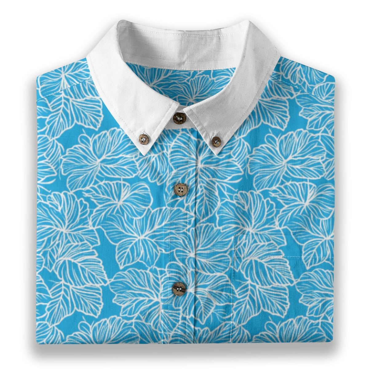 Blue Wave - Men's Cotton Shirt