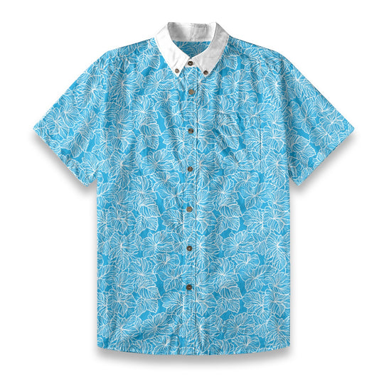Blue Wave - Men's Cotton Shirt