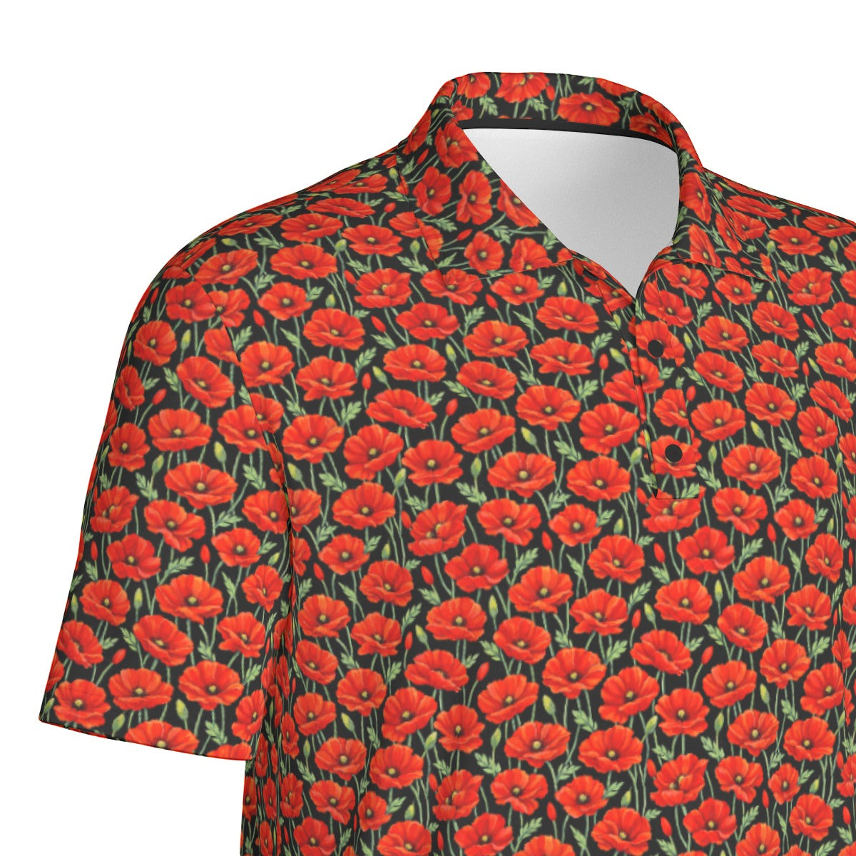 Red Poppy - Men's Polo Shirt