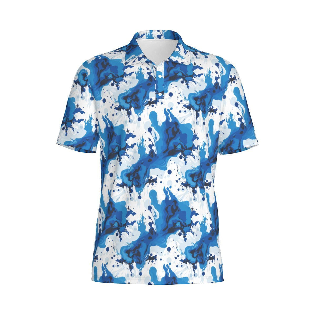 Wave on Wave - Men's Polo Shirt