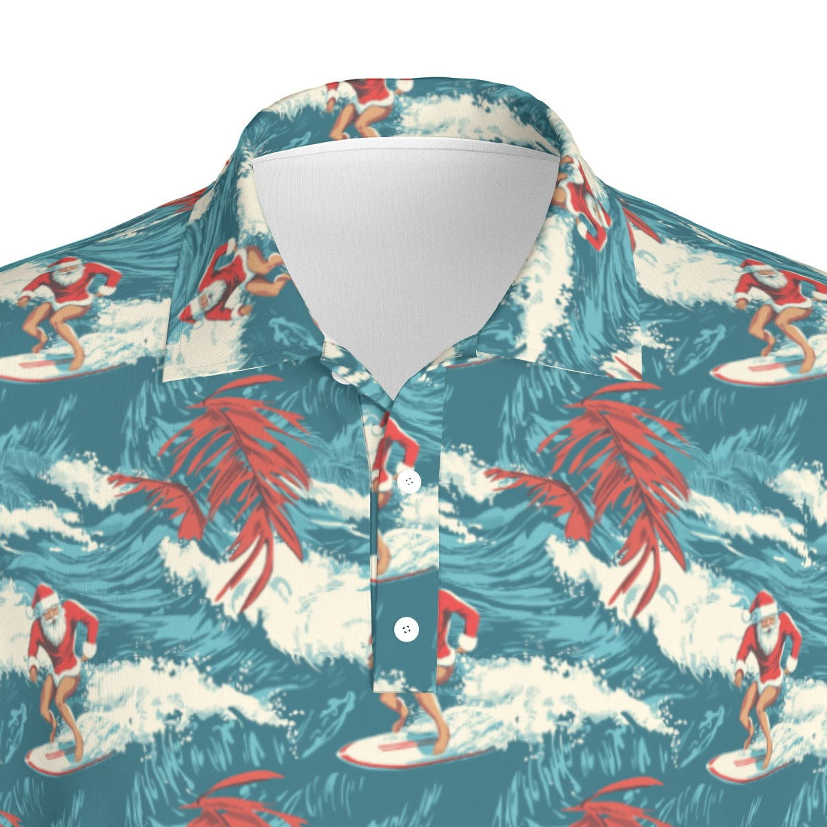 Santa Surf - Men's Polo Shirt