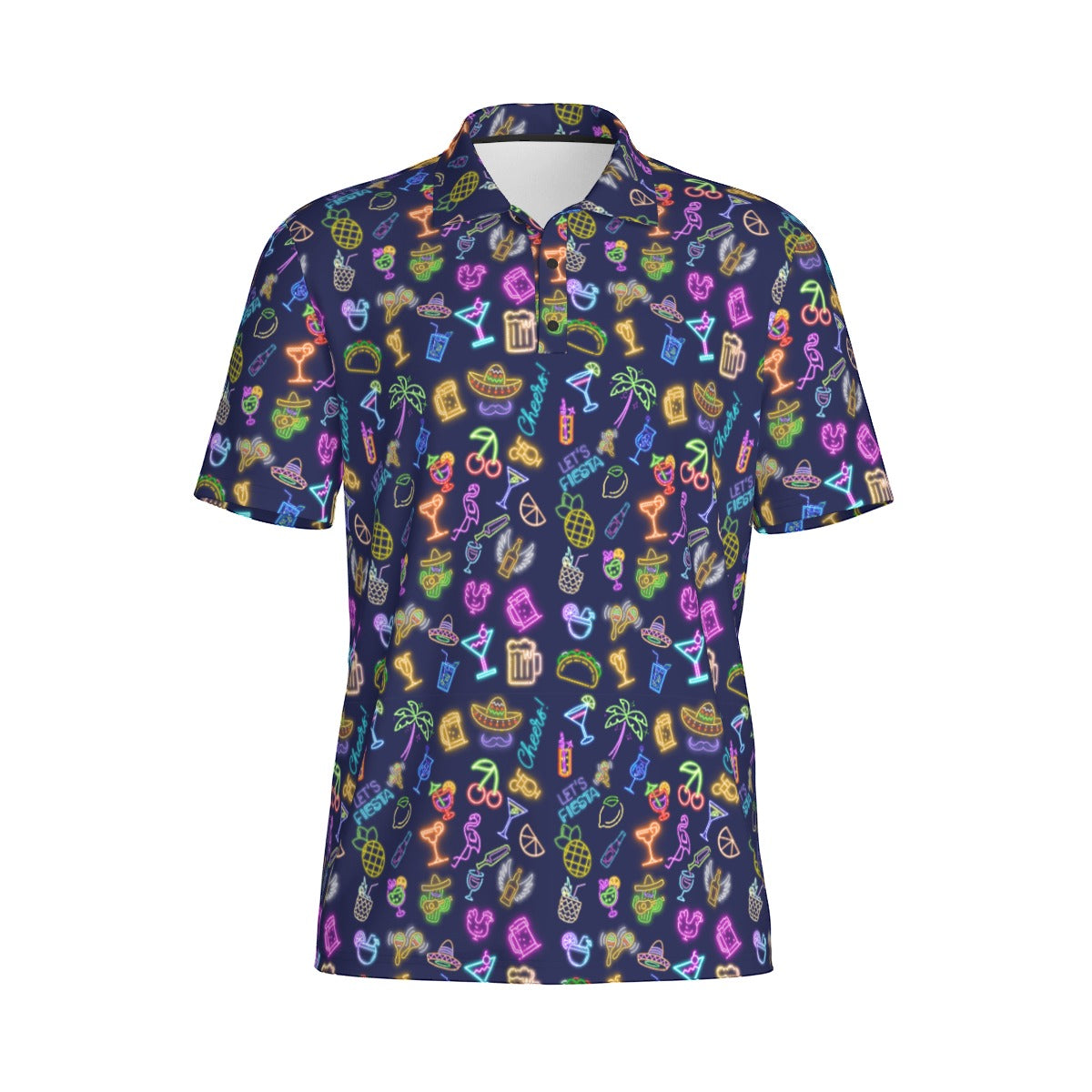 Neon Nights - Men's Polo Shirt