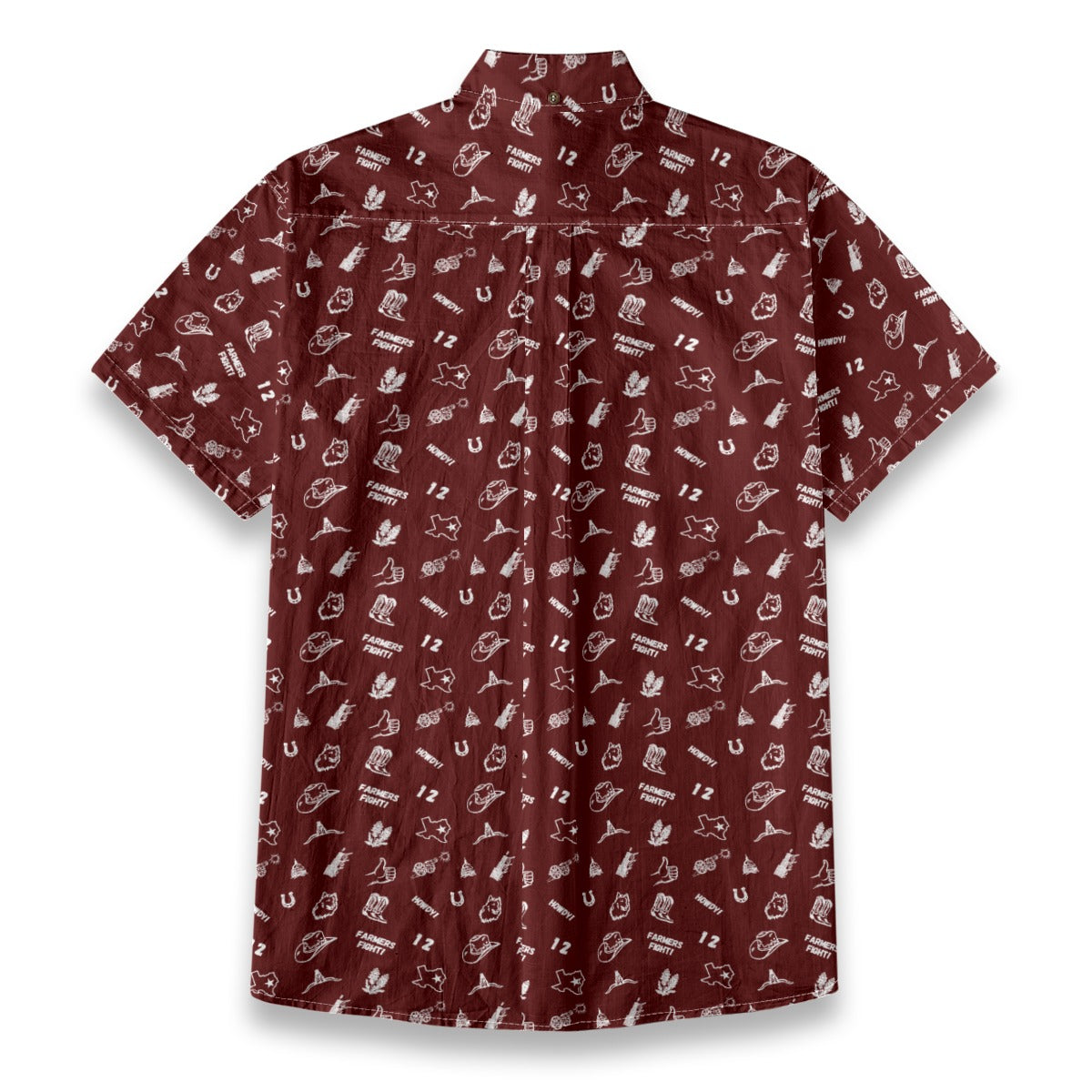 Farmers Fight Maroon - Men's Cotton Shirt