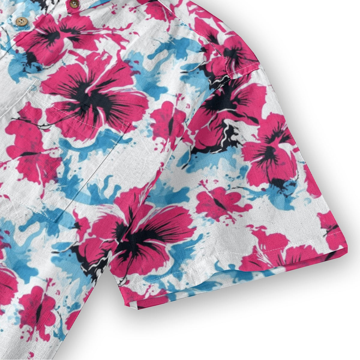 Heavenly Hibiscus - Men's Cotton Shirt