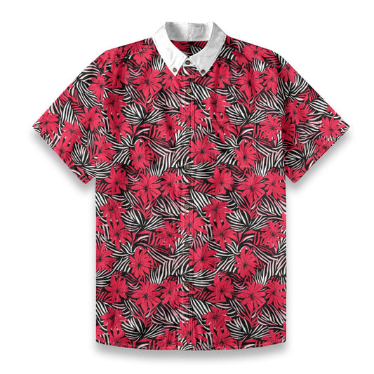 Red Hawaii - Men's Cotton Shirt