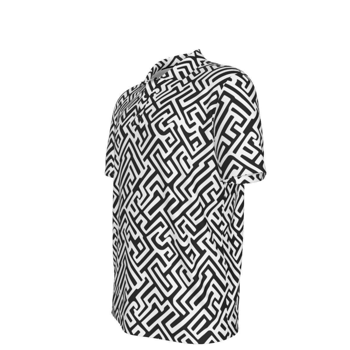 Meandering in Mykonos - Men's Polo Shirt