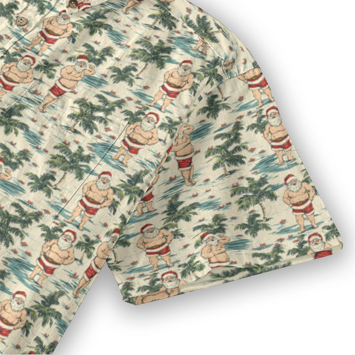 Sunkissed Santa - Men's Cotton Shirt