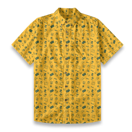 Go Bears! Yellow - Men's Cotton Shirt