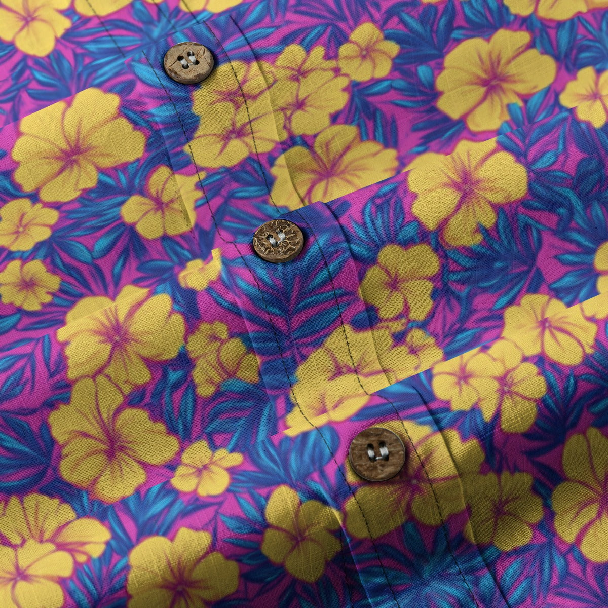 Lani Lush - Men's Cotton Shirt
