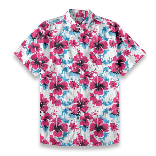 Heavenly Hibiscus - Men's Cotton Shirt