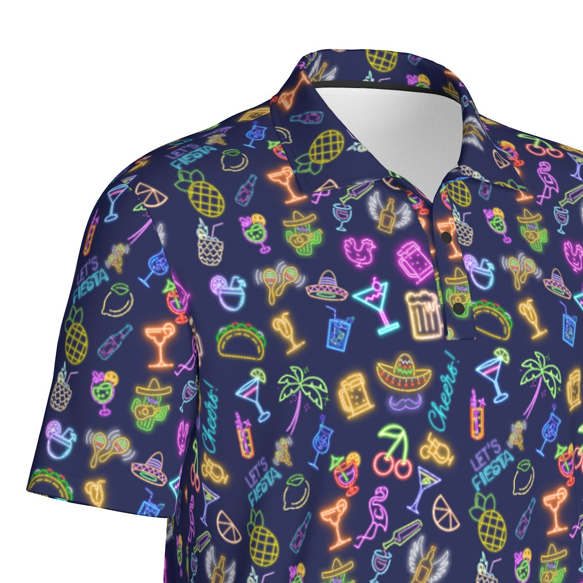 Neon Nights - Men's Polo Shirt