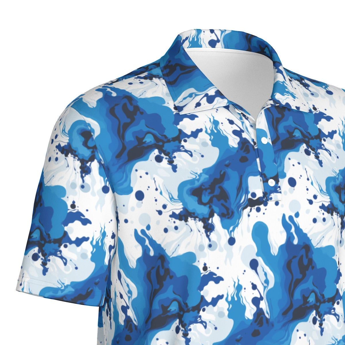 Wave on Wave - Men's Polo Shirt