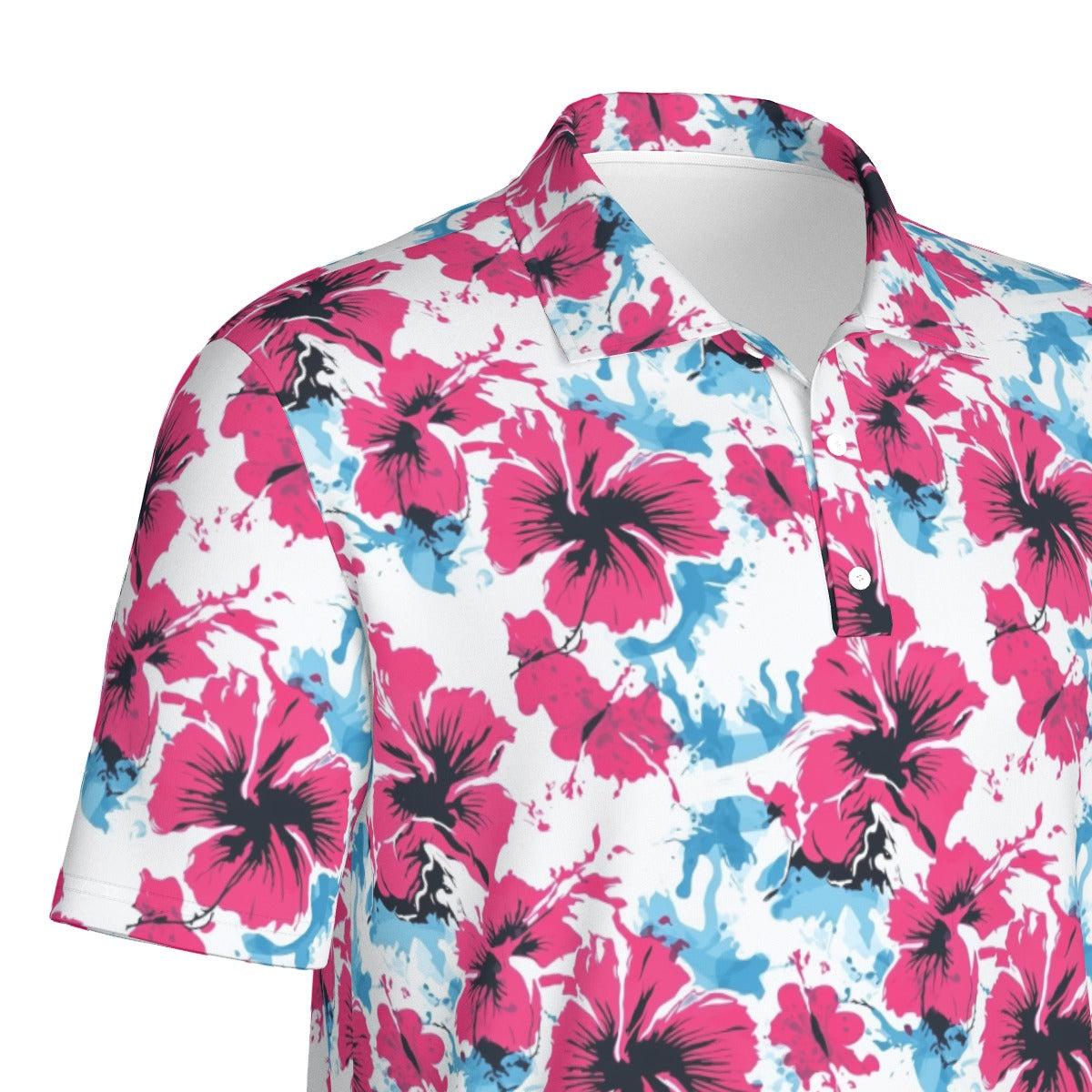 Heavenly Hibiscus - Men's Polo Shirt