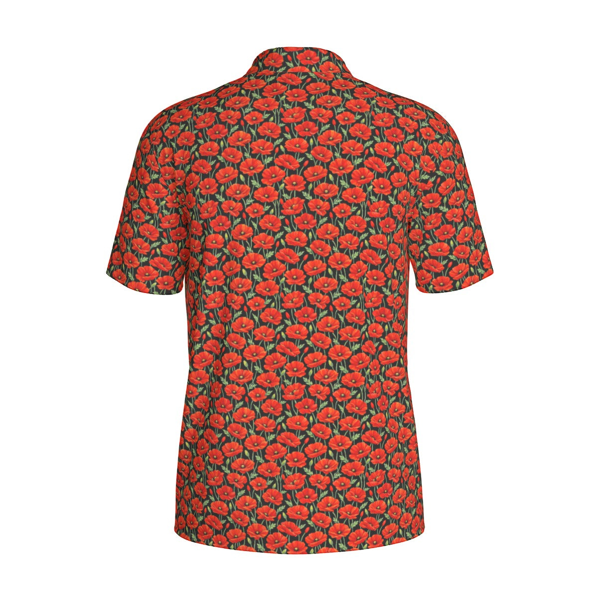 Red Poppy - Men's Polo Shirt