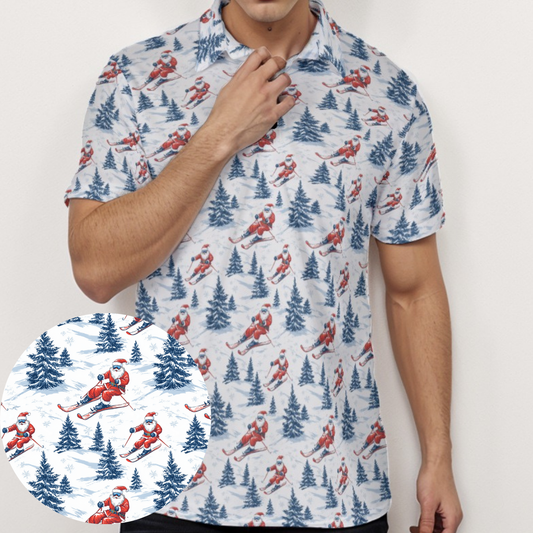 Santa Ski - Men's Polo Shirt