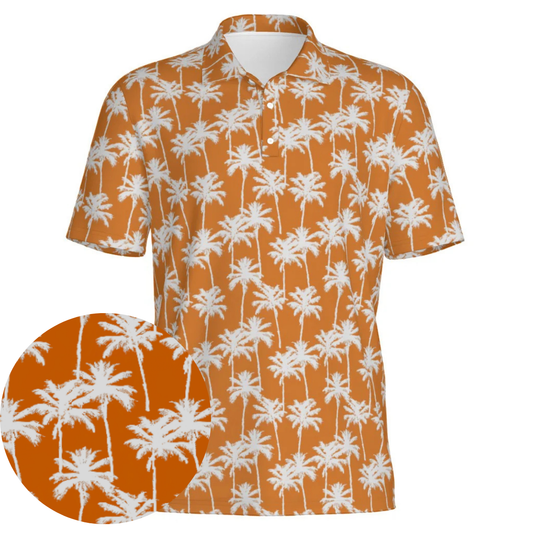 Orange Oasis - Men's Polo Shirt