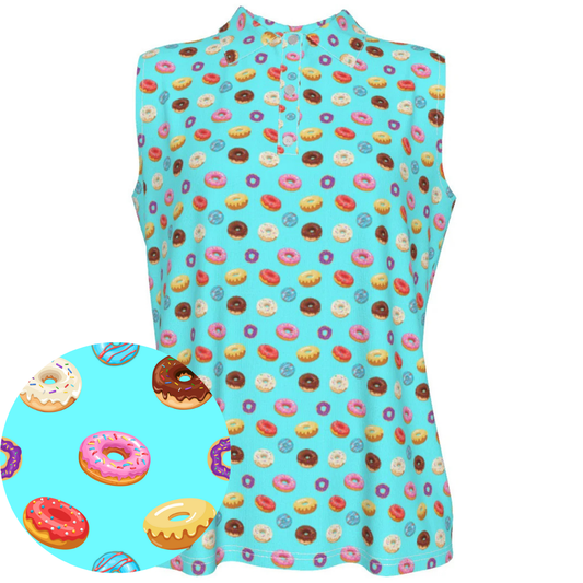 Glazed & Confused - Women's Sleeveless Polo
