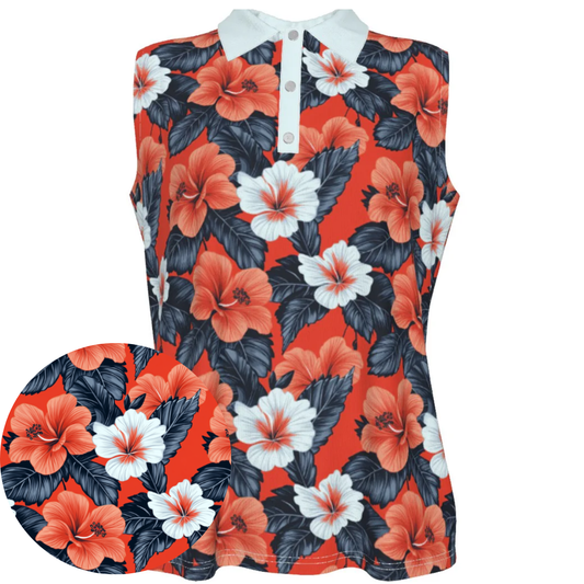 Island Lava - Women's Sleeveless Polo